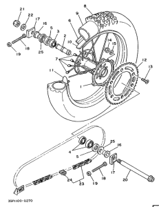  Переднее колесо