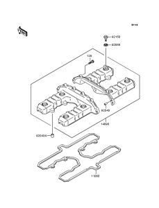 ZR1100 Крышка головки цилиндров