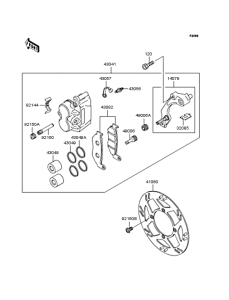  Передний тормоз