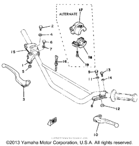 MX175H Handle switch - lever