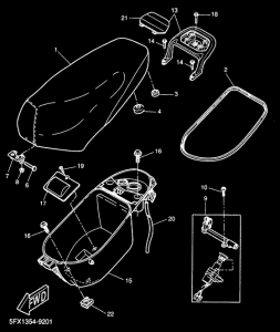 CW50RS Seat. carrier