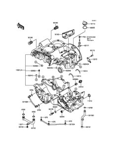 EJ800 クランクケース