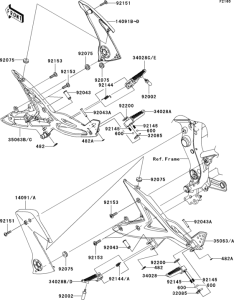 EX650 Подножки