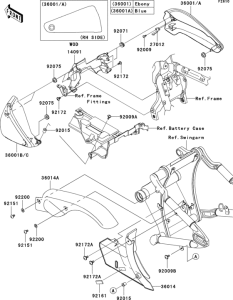 VN2000 Боковые обтекатели