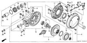 ST1300 (ABS) Редуктор