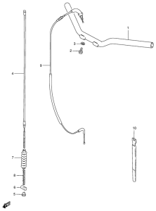JR50 Руль -тросы