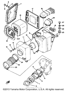 TT500H Впускная система