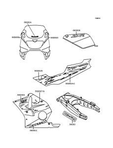 ZX250 Наклейки