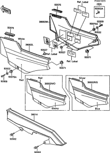 ZX900 Side covers / chain cover(1 / 2)