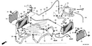 GL1800 Радиатор