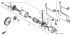 FES250 Стартерный мотор