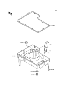 ZX600 Маслосборник