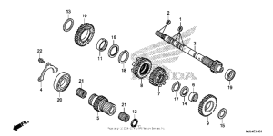 NC700X (DCT) Трансмиссия 2
