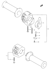 RGV250 Рулевой переключатель