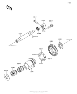 KLZ1000 Валансирный вал