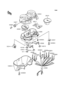 ZR400 Спидометр