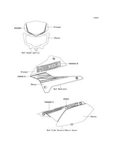 KLX250 Наклейки