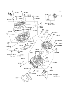 VN1600 Головка цилиндров
