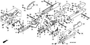 GL1800 (ABS) Глушитель