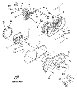 YN100 - kurbelgehause