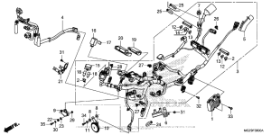 CB500X (ABS) Жгут проводов
