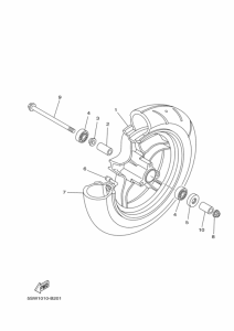 CV50ZR ﾌﾛﾝﾄﾎｲｰﾙ