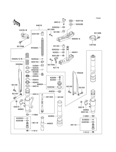 KX500 Front fork(1 / 2)
