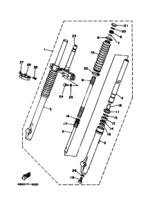 RT180E RT180 Вилка передней оси