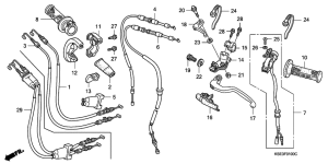  Handle lever / switch / cable