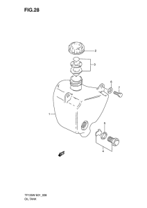 TF125 Бак масляный