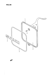 RM80 Front number plate