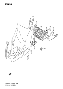 AN650 (ABS) Wind screen