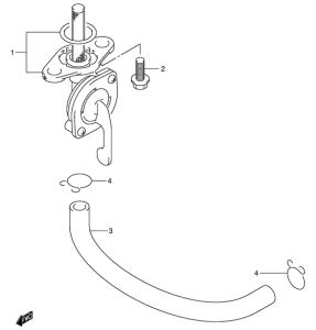 RM125 Топливный кран