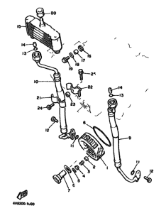 XJ550 Масляный картер