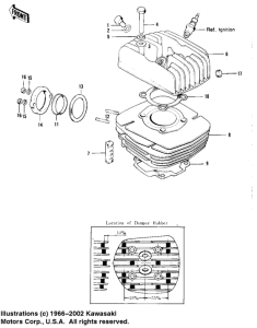  Головка блока цилиндров / цилиндр