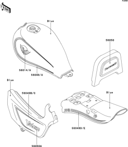 EN500 Decals(en500-a1)(blue)