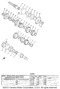 SC500A Трансмиссия