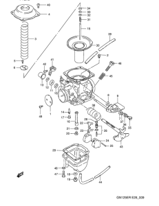 GN125 Carburetor assy
