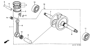 SA50 Crankshaft / piston