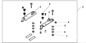 XL125V Top box fitting k