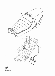 XJR1300C Сиденье