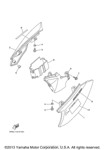 TTR50EY Боковые обтекатели