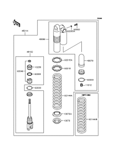 KX125 Амортизатор