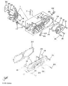 CW50R Картер двигателя