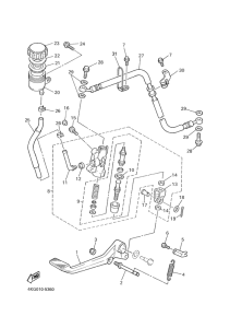 XJR1300SP Задний торм цилиндр