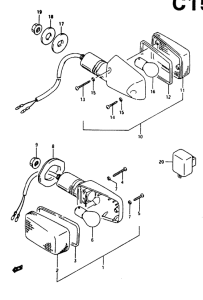 RG125 Поворотники