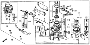 CX650 Карбюратор