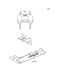 ZX400 Наклейки
