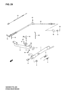GZ250 Подножки