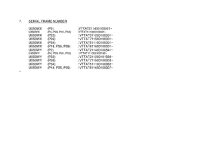 UX50 Catalog preface